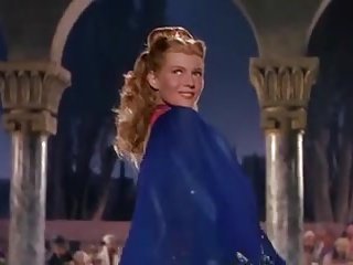 Rita Hayworth 01 trong Salome Dance of chum around with annoy 7 mạng che mặt