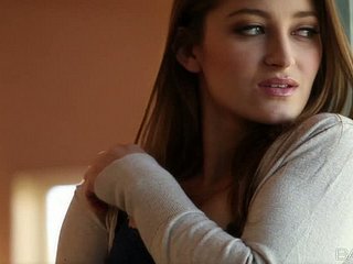 Nubile Toddler Dani Daniels gets in one's birthday suit and shows their way pussy