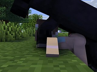 Minecraft- She fucked at the end of one's tether charger with the addition of a Enchanter